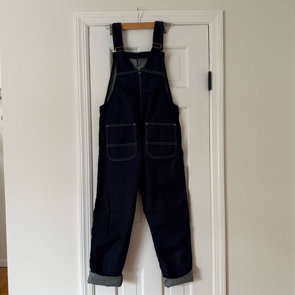 Carhartt WIP Bib Overalls - Dark Blue Denim - Picture 4 of 8